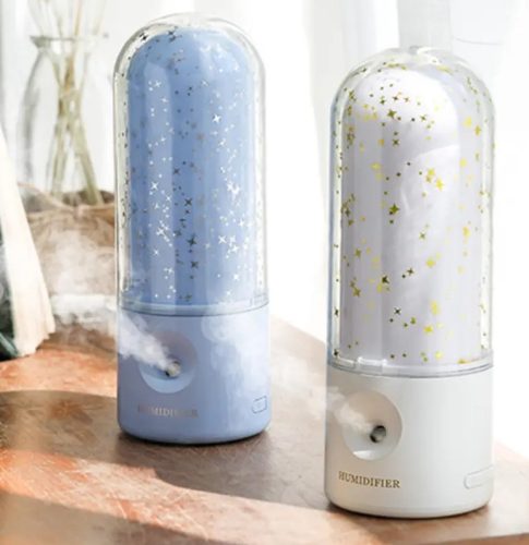 Ultrahangos párologtató, USB aroma diffúzor, csillag mintával